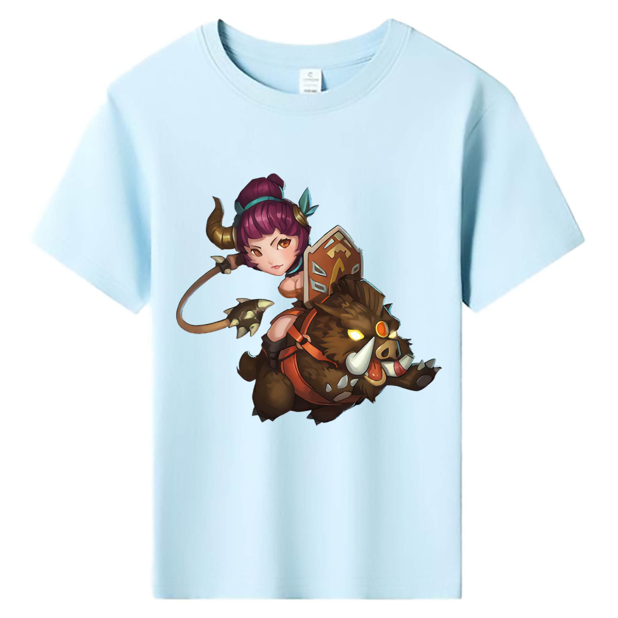 （画像用） リーグ・オブ・レジェンド League of Legends LOL 綿100％キッズTシャツ（フロントプリント）